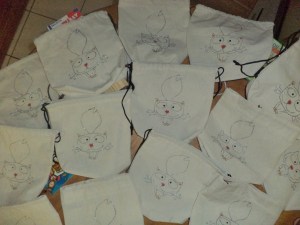 sacchettini fatti a mano